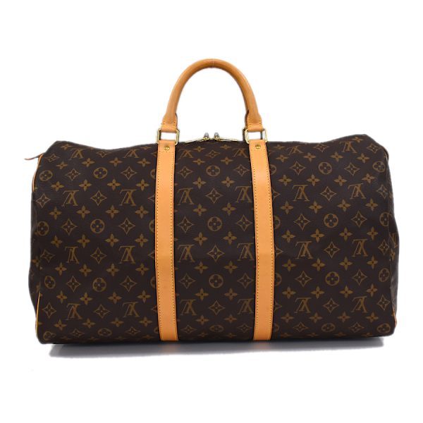 5000001884122112 3 Louis Vuitton Keepall 50 Boston Travel Bag Monogram Brown