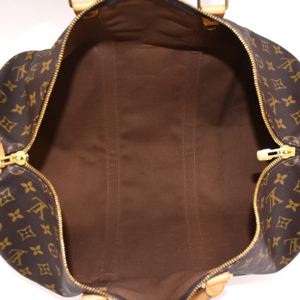 5000001884122112 8 Louis Vuitton Keepall 50 Boston Travel Bag Monogram Brown