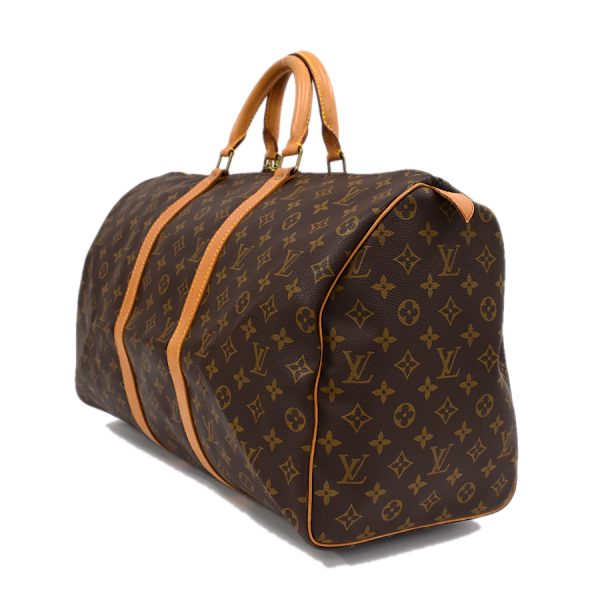 5000001884122116 2 Louis Vuitton Keepall 50 Boston Travel Bag Monogram Brown