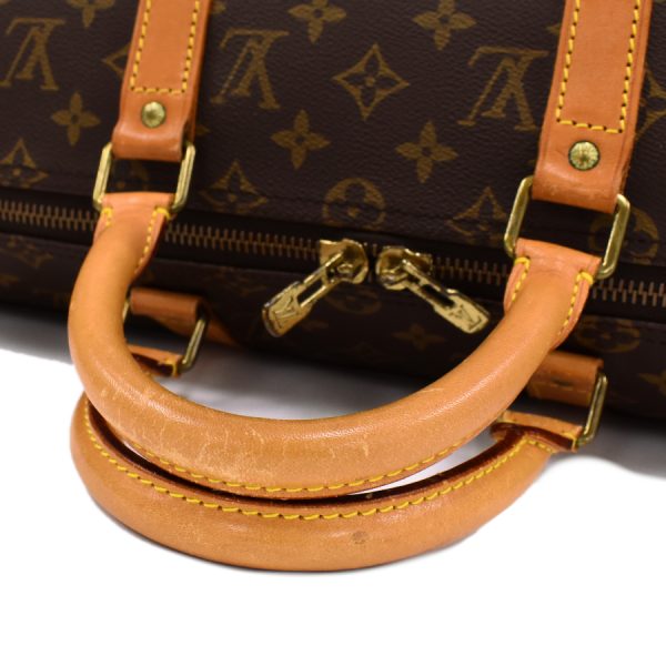 5000001884122116 7 Louis Vuitton Keepall 50 Boston Travel Bag Monogram Brown