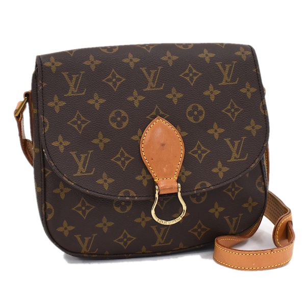 5000001884122194 1 LOUIS VUITTON Saint Cloud GM Shoulder Bag M51242 Monogram Brown