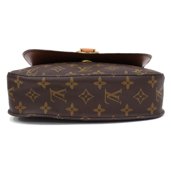 5000001884122194 4 LOUIS VUITTON Saint Cloud GM Shoulder Bag M51242 Monogram Brown