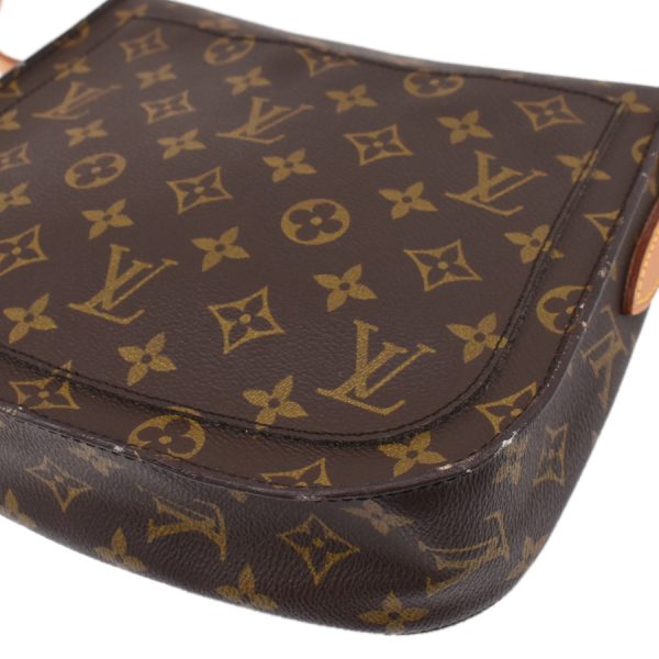 5000001884122194 5 LOUIS VUITTON Saint Cloud GM Shoulder Bag M51242 Monogram Brown