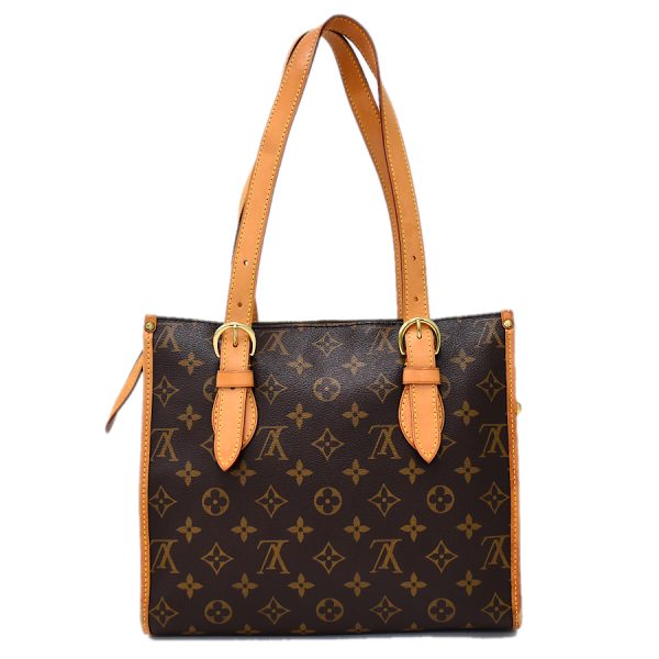 5000001884122332 3 LOUIS VUITTON Popincourt Haut Tote Bag M40007 Monogram Brown