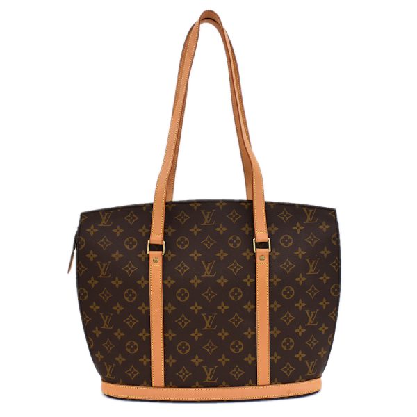 5000001884122352 3 Louis Vuitton Tote Bag Babylon M51102 Monogram Canvas Brown