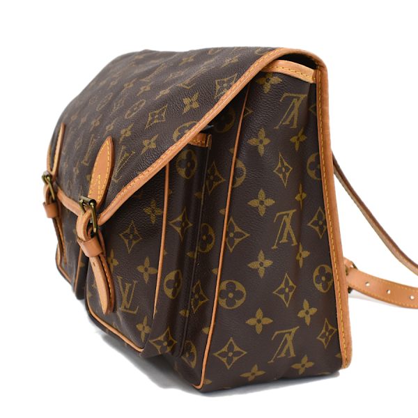 5000001884122418 2 Louis Vuitton Sac Bassus Messenger Monogram Brown