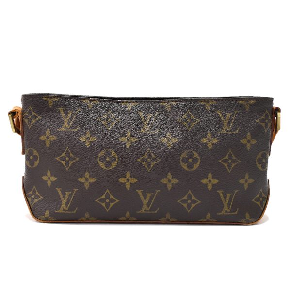 5000001884122515 3 LOUIS VUITTON Trotteur Shoulder Bag Monogram Canvas Brown