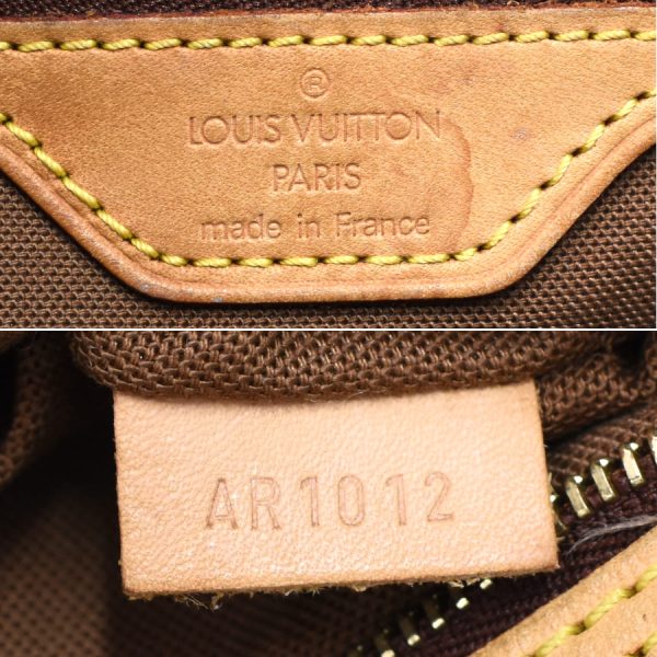 5000001884122515 8 LOUIS VUITTON Trotteur Shoulder Bag Monogram Canvas Brown