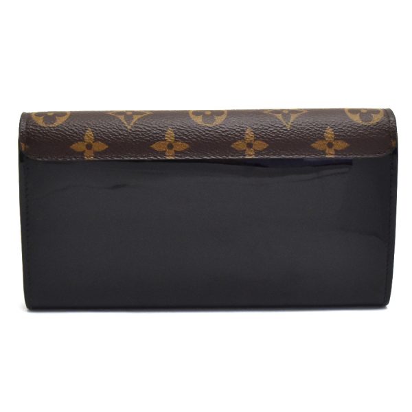 5000001884122549 3 Louis Vuitton Long Wallet Cherry Wood Monogram Patent Brown