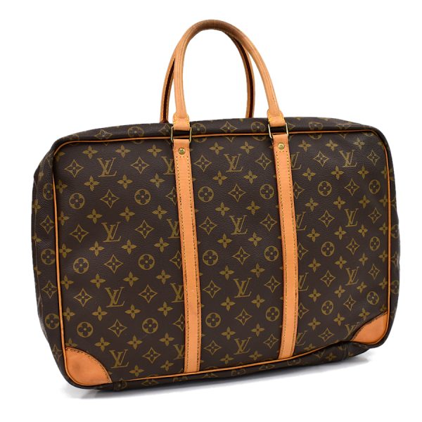 5000001884122562 1 Louis Vuitton Sirius 45 Boston Travel Bag Monogram Canvas Leather Brown