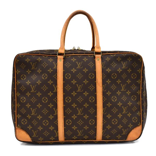 5000001884122562 3 Louis Vuitton Sirius 45 Boston Travel Bag Monogram Canvas Leather Brown