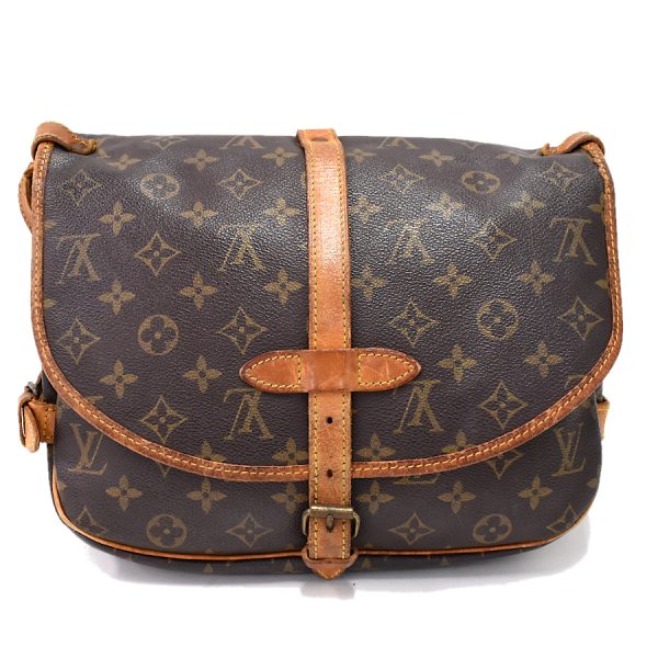 5000001884122593 3 Louis Vuitton Saumur 30 Shoulder Bag M42256 Monogram Brown