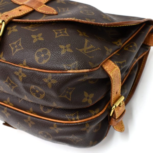 5000001884122596 5 Louis Vuitton Saumur 30 Shoulder Bag M42256 Monogram Brown