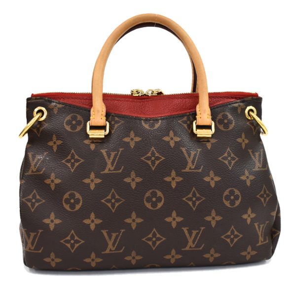 5000001884122605 3 Louis Vuitton Pallas BB 2way Monogram Canvas Red