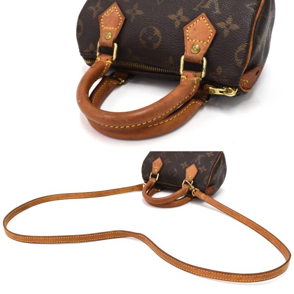 5000001884122648 7 Louis Vuitton Mini Speedy 2WAY Shoulder Bag Monogram Brown