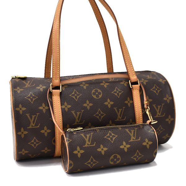 5000001884122653 1 LOUIS VUITTON Papillon 30 Handbag M51385 Monogram Brown