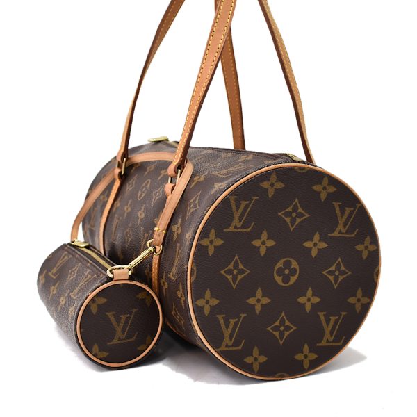 5000001884122653 2 LOUIS VUITTON Papillon 30 Handbag M51385 Monogram Brown