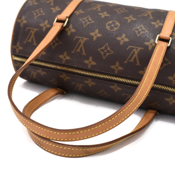 5000001884122653 7 LOUIS VUITTON Papillon 30 Handbag M51385 Monogram Brown