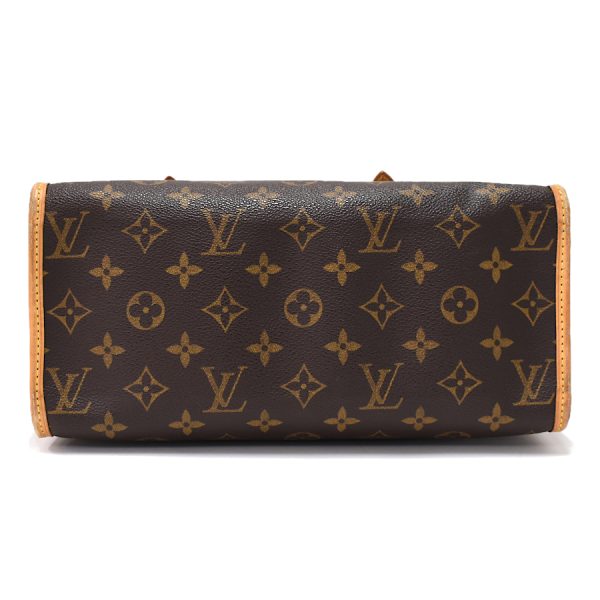 5000001884122660 4 LOUIS VUITTON Popincourt Haut Shoulder Bag M40007 Monogram Brown