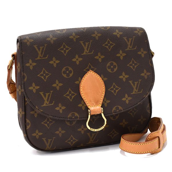 5000001884122681 1 LOUIS VUITTON Saint Cloud GM Shoulder Bag M51242 Brown