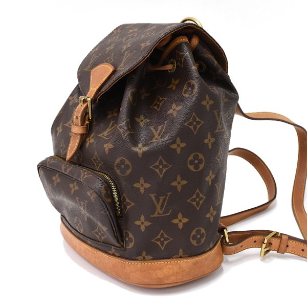 5000001884122688 2 Louis Vuitton Montsouris MM Rucksack Backpack Monogram Brown