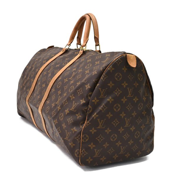 5000001884122735 2 Louis Vuitton Keepall 55 Boston Bag Monogram Canvas Brown