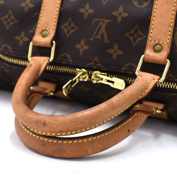 5000001884122735 6 Louis Vuitton Keepall 55 Boston Bag Monogram Canvas Brown