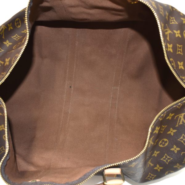 5000001884122735 7 Louis Vuitton Keepall 55 Boston Bag Monogram Canvas Brown