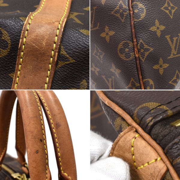 5000001884122735 9 Louis Vuitton Keepall 55 Boston Bag Monogram Canvas Brown