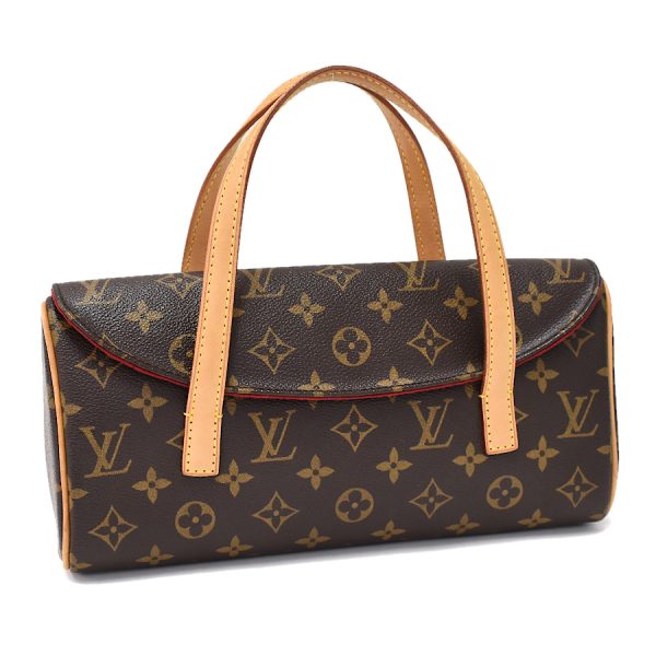 5000001884122740 1 Louis Vuitton Sonatine Handbag Monogram Canvas Brown