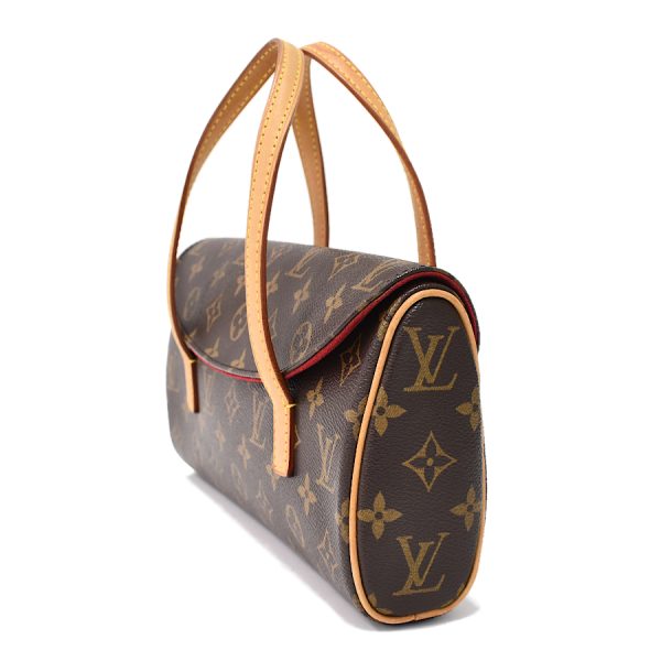 5000001884122740 2 Louis Vuitton Sonatine Handbag Monogram Canvas Brown