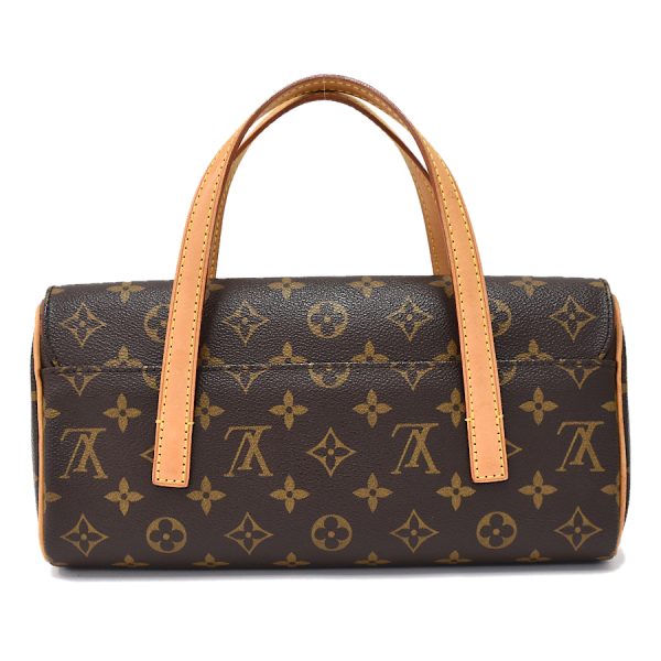 5000001884122740 3 Louis Vuitton Sonatine Handbag Monogram Canvas Brown