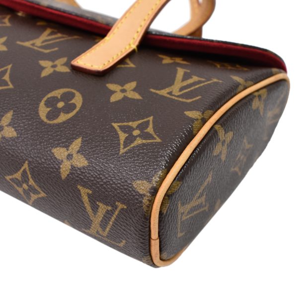 5000001884122740 5 Louis Vuitton Sonatine Handbag Monogram Canvas Brown