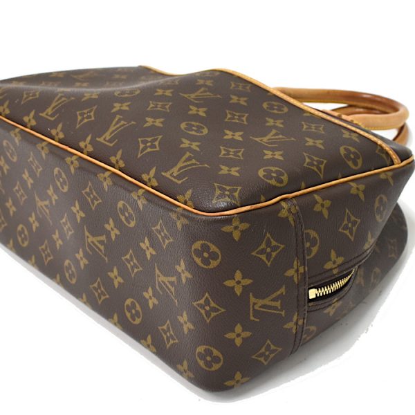 binary comment Louis Vuitton Deauville Bowling Vanity Monogram Brown