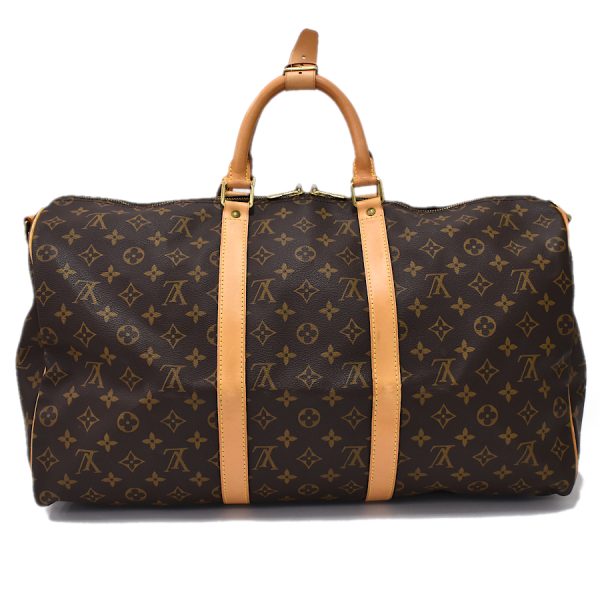 5000001884122784 3 Louis Vuitton Keepall Bandouliere 50 Bag Monogram Brown