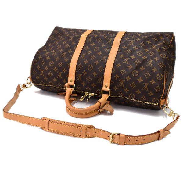 5000001884122784 6 Louis Vuitton Keepall Bandouliere 50 Bag Monogram Brown