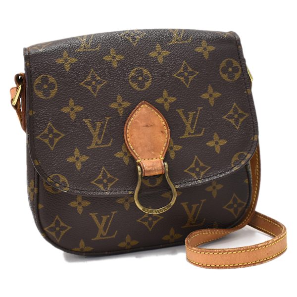 5000001884122814 1 Louis Vuitton Saint Cloud MM Crossbody Shoulder Bag Monogram Canvas Brown