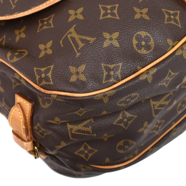 5000001884122819 6 Louis Vuitton Saumur 35 Messenger Shoulder Bag Monogram Canvas Brown