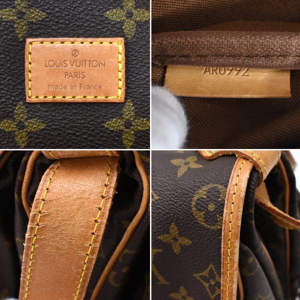 5000001884122819 9 Louis Vuitton Saumur 35 Messenger Shoulder Bag Monogram Canvas Brown