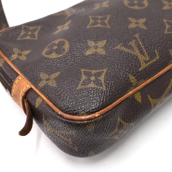 5000001884122825 5 Louis Vuitton Marly Bandouliere Crossbody Shoulder Bag M51828 Monogram Canvas Brown