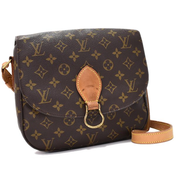 5000001884122834 1 Louis Vuitton Saint Cloud GM Crossbody Shoulder Bag Monogram Canvas Brown