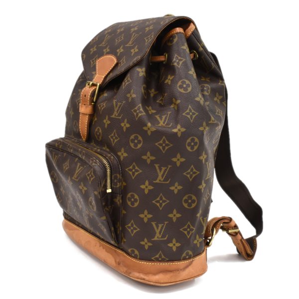 5000001884122841 2 Louis Vuitton Montsouris GM Rucksack Backpack Monogram Brown