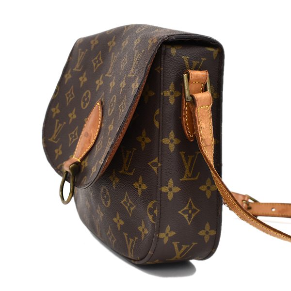 5000001884122849 2 Louis Vuitton Saint Cloud GM Crossbody Shoulder Bag M51242 Monogram Canvas Leather Brown