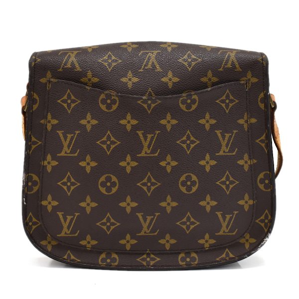 5000001884122849 3 Louis Vuitton Saint Cloud GM Crossbody Shoulder Bag M51242 Monogram Canvas Leather Brown