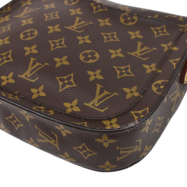 5000001884122849 5 Louis Vuitton Saint Cloud GM Crossbody Shoulder Bag M51242 Monogram Canvas Leather Brown