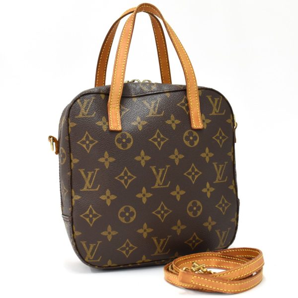 binary comment LOUIS VUITTON Spontini shoulder bag Monogram Brown