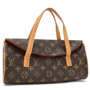 binary comment Louis Vuitton Musette Salsa Long Shoulder Bag Monogram Brown