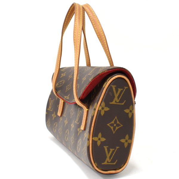 binary comment Louis Vuitton Sonatine Handbag Monogram Brown