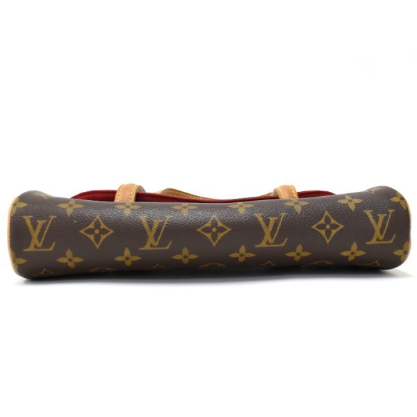 binary comment Louis Vuitton Sonatine Handbag Monogram Brown