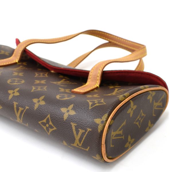 binary comment Louis Vuitton Sonatine Handbag Monogram Brown